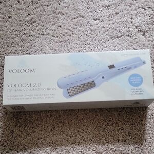 VOLOOM 2.0 Hair Volumizing Iron - Blue 1.5" NEW IN BOX